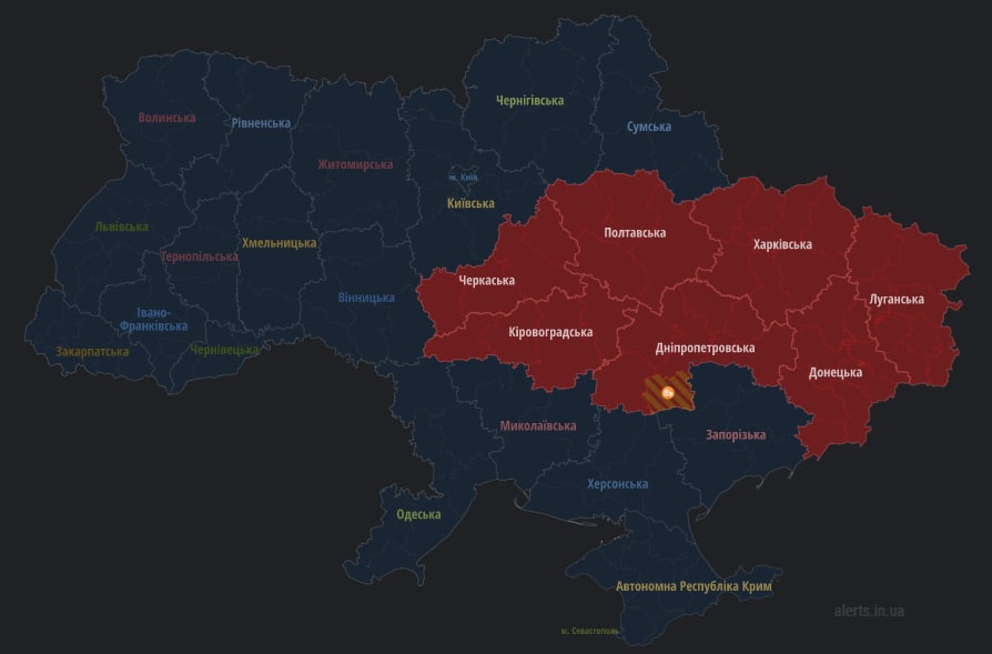 Карта тревог в украине сейчас. Украина 24 Фридом. Карта воздушных тревог в Украине. Мапа тривог України.