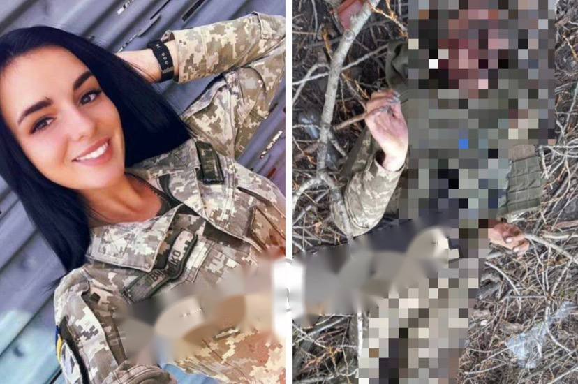 Красивая блондинка снимает видео для своего парня в армии