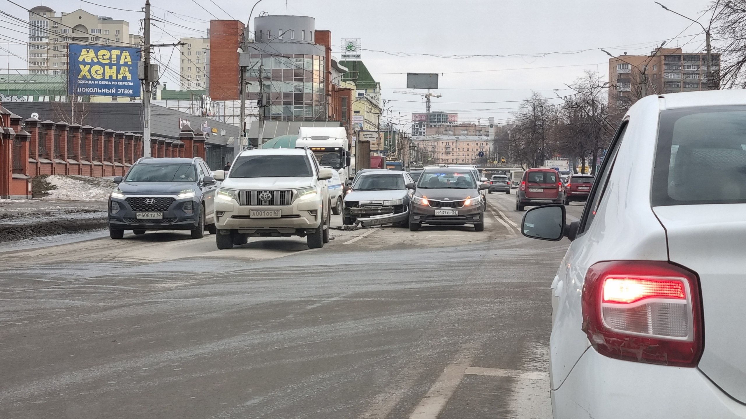 Пробки рязань московский шоссе