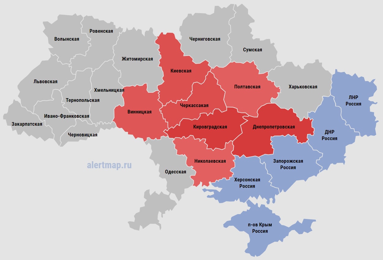 Карта россии т украины