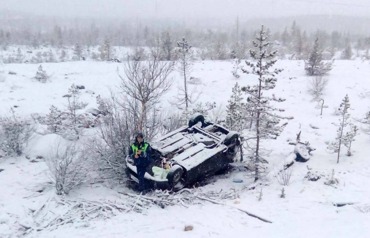 Фото Разбитой Машины В Поле Зимой