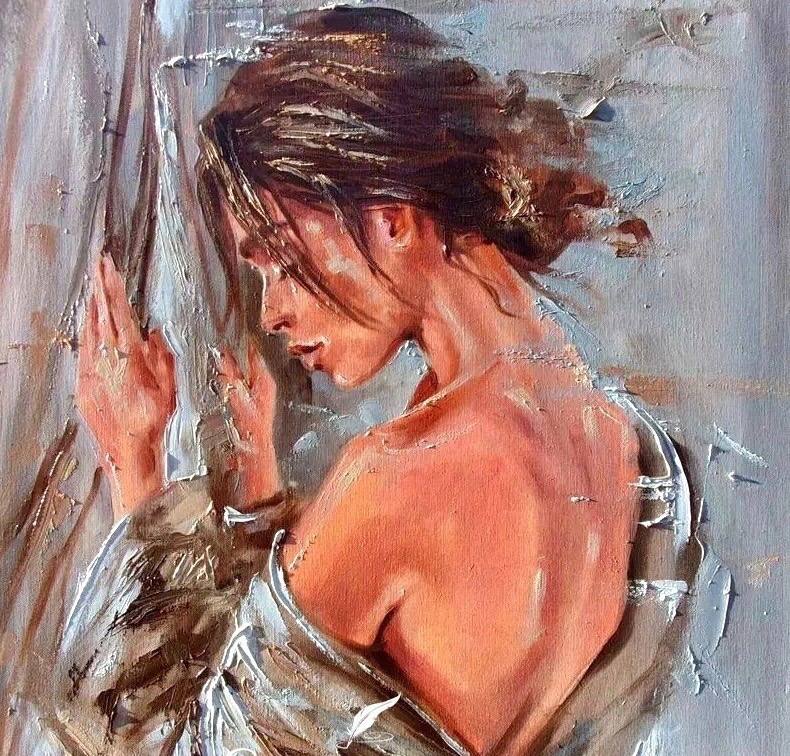 Картина из оно женщина с перекошенным