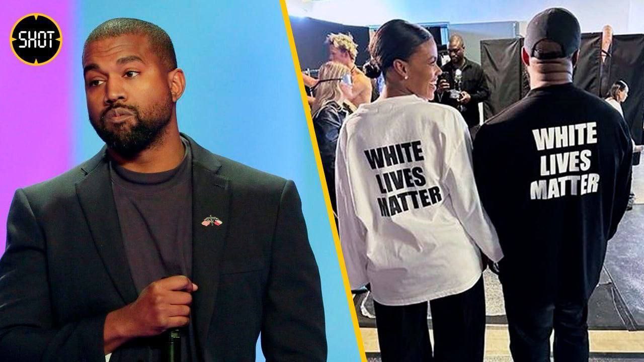 White live matters. Канье Уэст 2022. White Lives matter футболка Kanye West. Канье Вест в футболке White Lives matter. Худи надпись Канье Вест.