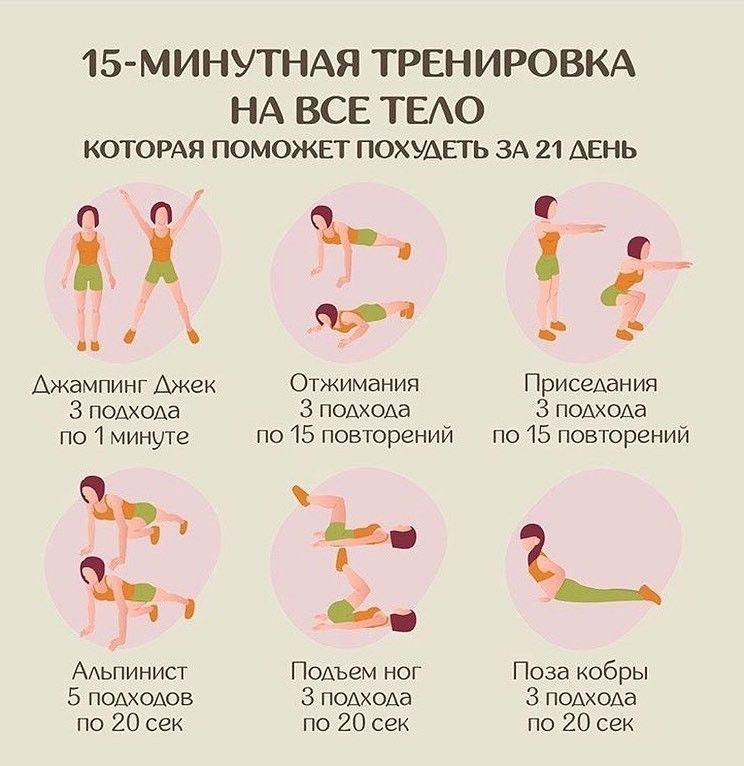 План похудения на 21 день