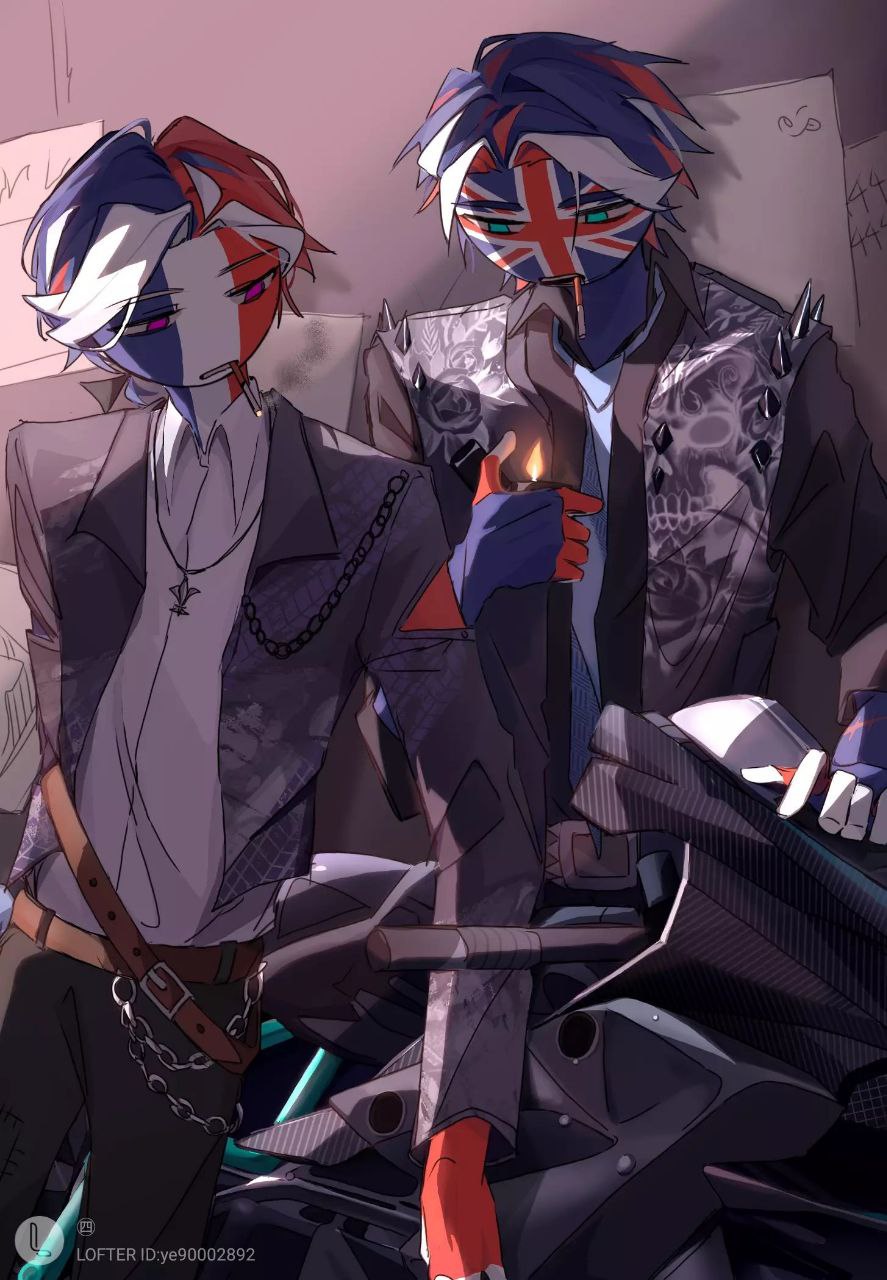 Countryhumans uk x france