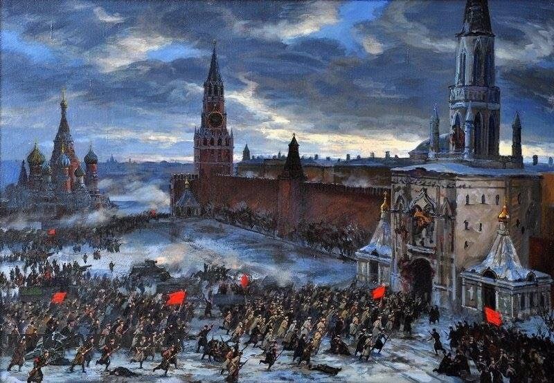 Перед вступлением в кремль картина