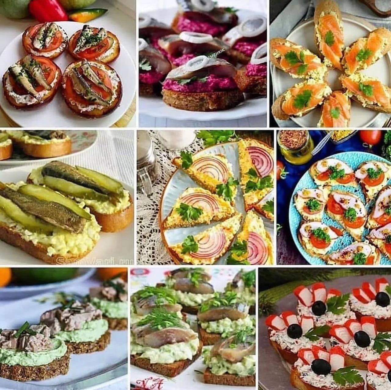 Закуски пошагово фото рецепты