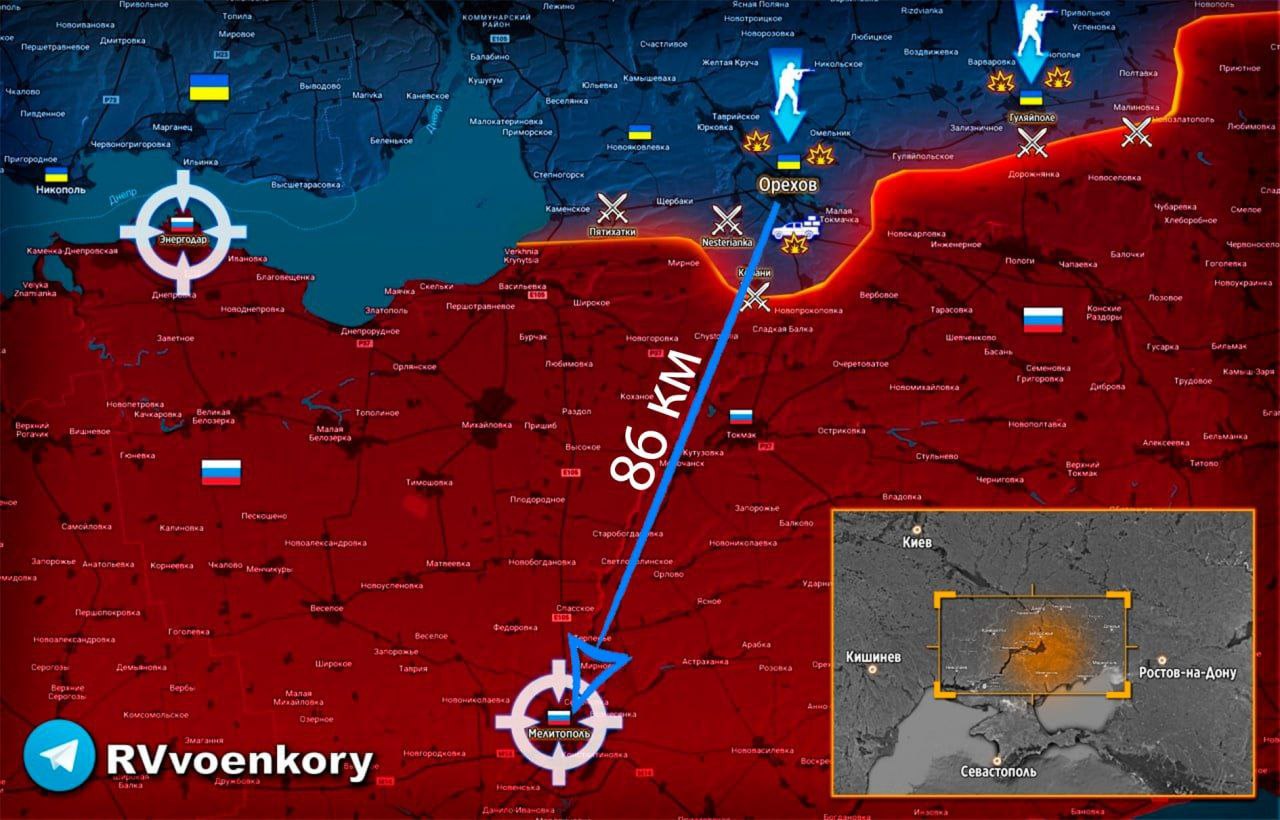 Карта ракетных ударов по украине