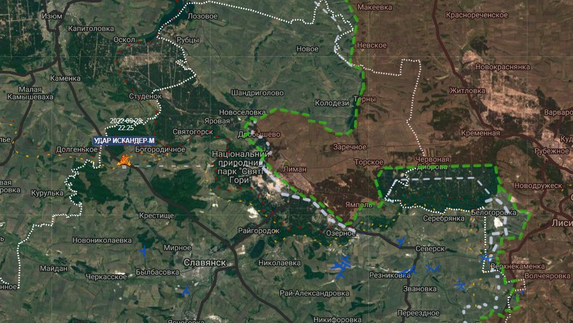 Сватово кременная карта боевых