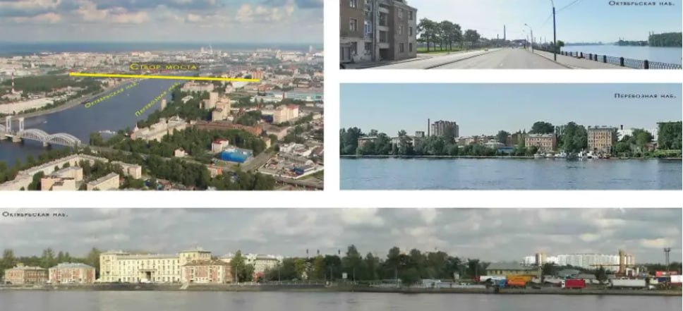 Проект моста через неву в невском районе коллонтай