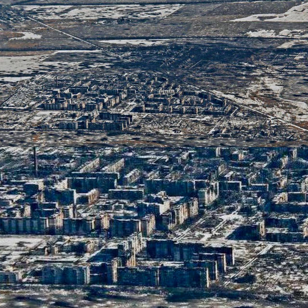 Угледар. С высоты птичьего полета. Угледар с высоты птичьего полета. Угледар с высоты птичьего полета. Угледар 2022.